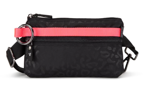 Image Title ANDI Urban Clutch - Black Leopard Pop Pink